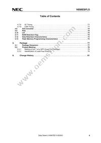 UPD70F3378M2GJA-GAE-AX Datasheet Page 9