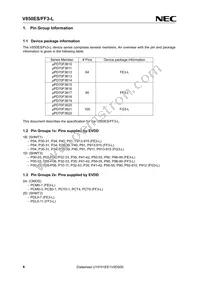 UPD70F3622M2GCA-UEU-AX Datasheet Page 6