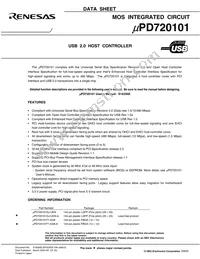 UPD720101F1-EA8-A Datasheet Page 3