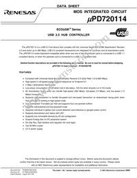 UPD720114GA-YEU-AT Datasheet Page 3