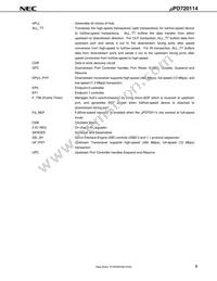UPD720114GA-YEU-AT Datasheet Page 5