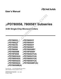 UPD78F0058YGK-9EU-A Datasheet Page 3