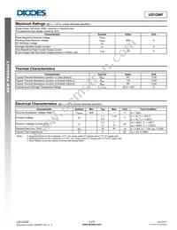 US1GWF-7 Datasheet Page 2