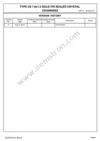 US3840005Z Datasheet Page 2