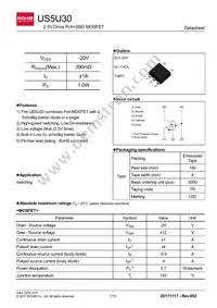 US5U30TR Datasheet Cover