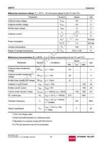 US6T9TR Datasheet Page 2