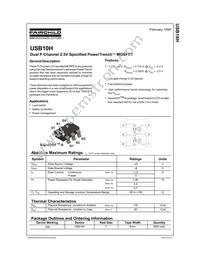 USB10H Datasheet Cover