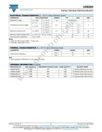 USB260HM3/5BT Datasheet Page 2