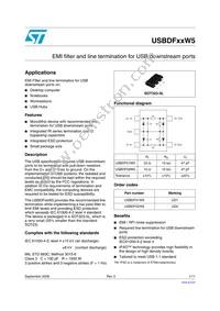 USBDF02W5 Datasheet Cover