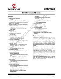 USBF1600T-I/SNVAO Datasheet Cover