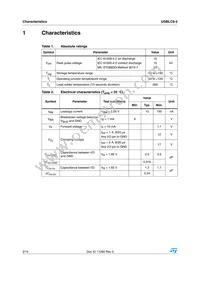 USBLC6-2P6 Datasheet Page 2