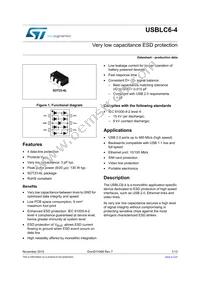 USBLC6-4SC6 Datasheet Cover