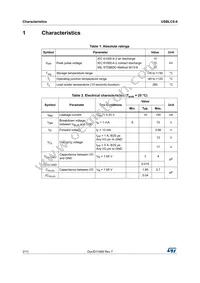 USBLC6-4SC6 Datasheet Page 2