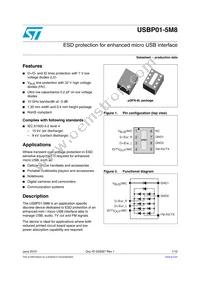 USBP01-5M8 Datasheet Cover