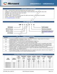 USBQ50403CE3/TR7 Datasheet Page 2