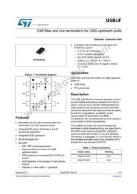 USBUF01W6 Datasheet Cover