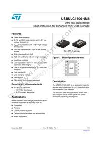 USBULC1606-4M8 Datasheet Cover