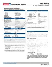 UST-5/500-D5-C Datasheet Page 3