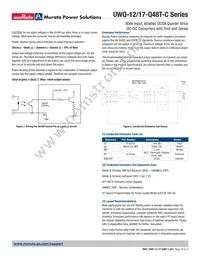 UWQ-12/17-Q48PTB9-C Datasheet Page 16