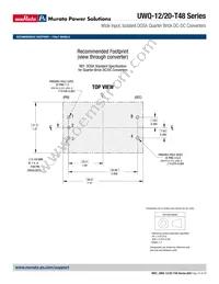 UWQ-12/20-T48PTB-C Datasheet Page 22