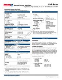 UWR-15/1300-D12A-C Datasheet Page 3