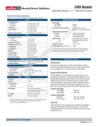 UWR-5/1000-D24-C Datasheet Page 3