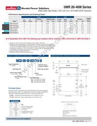 UWR-5/7-D12A-C Datasheet Page 2