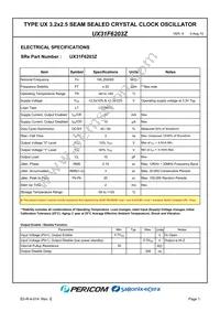 UX31F6203Z Datasheet Page 3