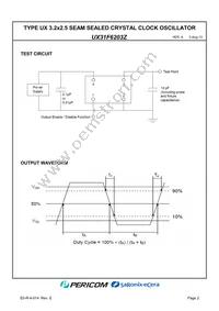 UX31F6203Z Datasheet Page 4