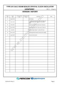 UX54F62001 Datasheet Page 2