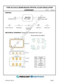 UX54F62001 Datasheet Page 6