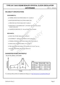 UX73F62003 Datasheet Page 5