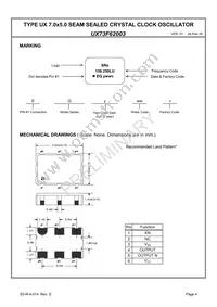 UX73F62003 Datasheet Page 6