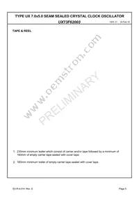 UX73F62003 Datasheet Page 7