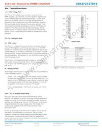 V048T240M012 Datasheet Page 5