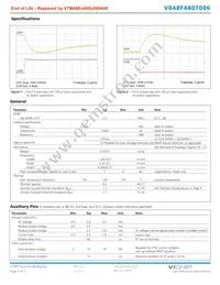 V048T480M006 Datasheet Page 4