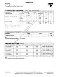 V12P10HE3/87A Datasheet Page 2