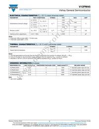 V12PM45HM3/I Datasheet Page 2