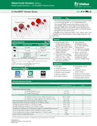 V14E625PL2T Datasheet Cover