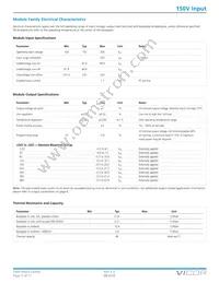V150C8T100BS3 Datasheet Page 2