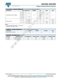 V20120SHM3/4W Datasheet Page 2