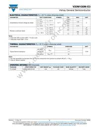 V20M100M-E3/4W Datasheet Page 2