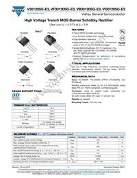 V30120SG-E3/4W Datasheet Cover