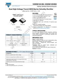 V30DM120HM3/I Datasheet Cover