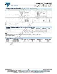 V30M120CHM3/4W Datasheet Page 2