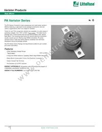 V350PA40A Datasheet Cover