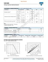 V40100K-E3/4W Datasheet Page 2