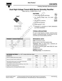 V40100PG-E3/45 Datasheet Cover