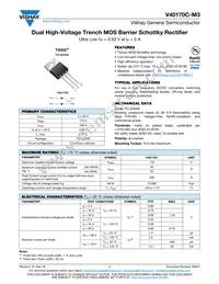 V40170C-M3/4W Datasheet Cover