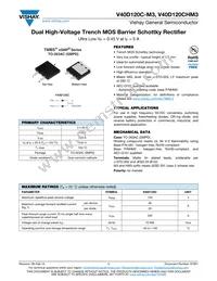 V40D120C-M3/I Datasheet Cover
